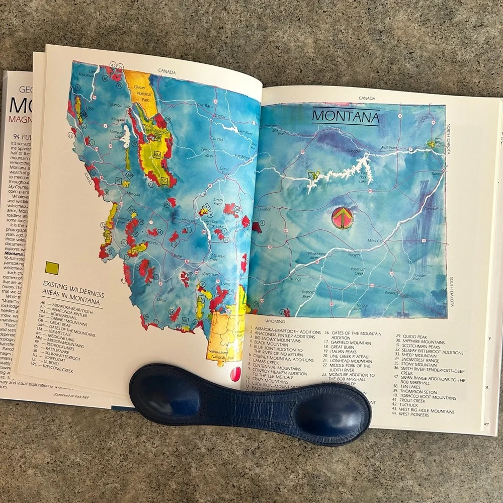 📕 Signed Out of Print Montana: Magnificent Wilderness [Wuerthner] Western Decor